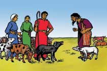 IMAGE 3. JACOB ET LABAN