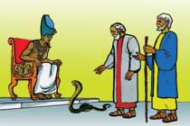 IMAGE 15. MOISE RETOURNE EN EGYPTE