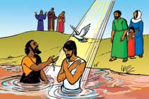 IMAGE 13 JESUS EST BAPTISE