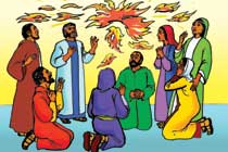 IMAGE 2 LA VENUE DU SAINT-ESPRIT