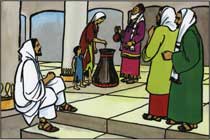 L'offrande de la veuve pauvre au Temple de Jérusalem